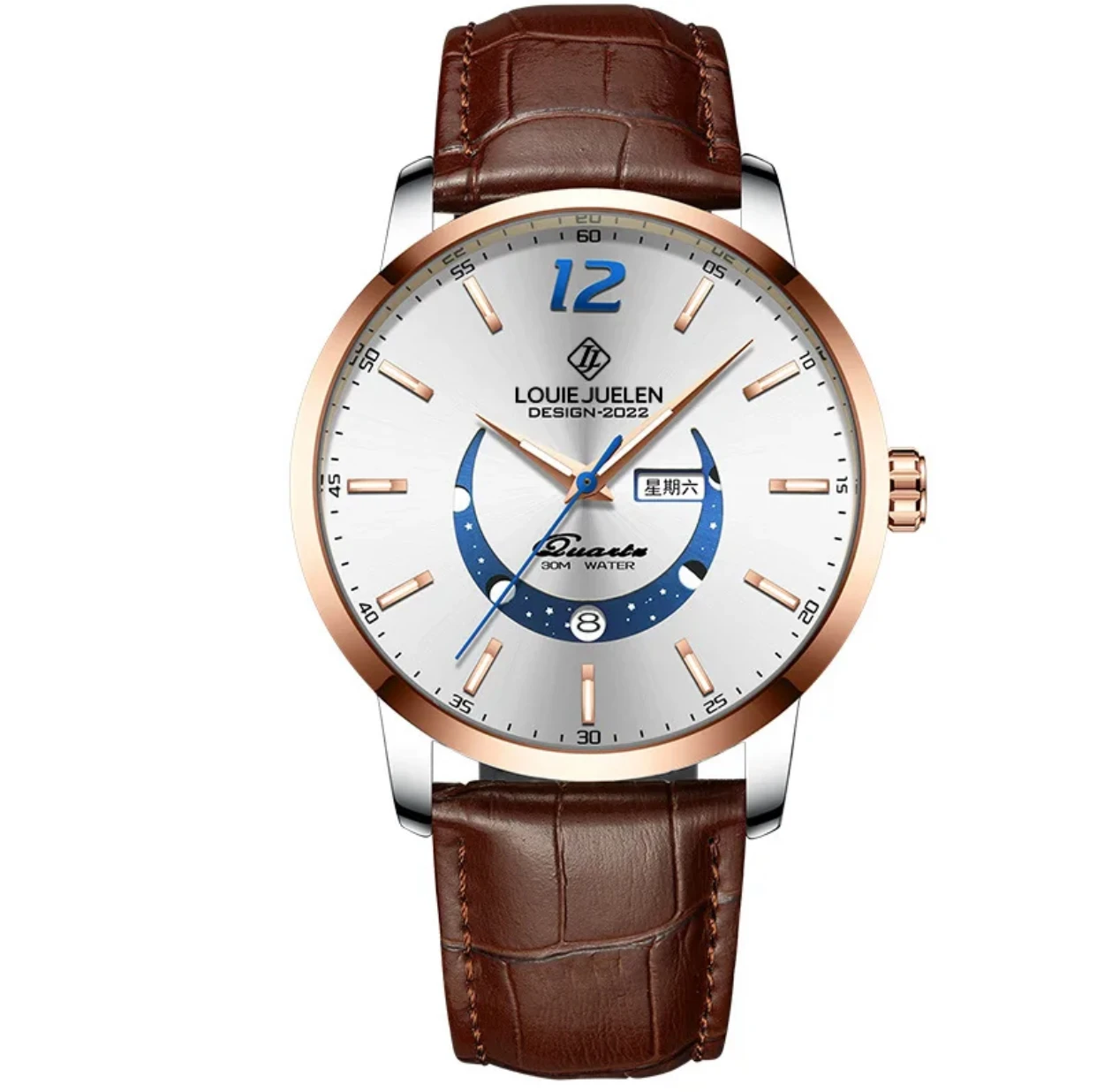 Montre en cuir pour homme