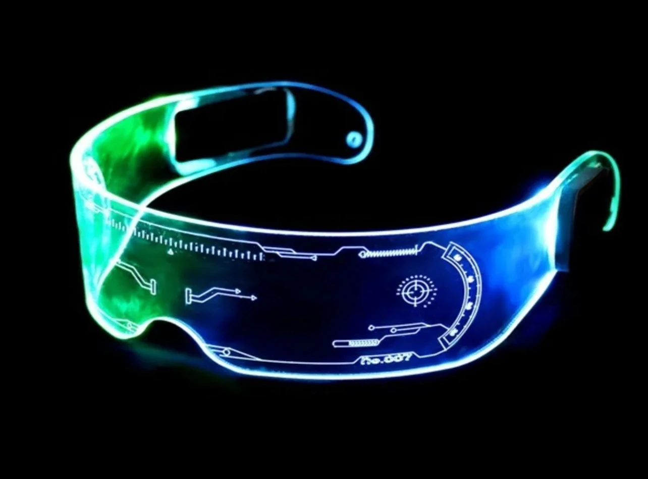 Lunettes LED lumineuses