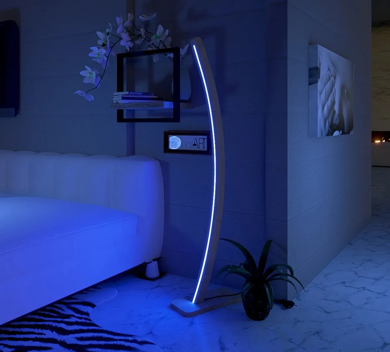 Lampe sur pied arbore